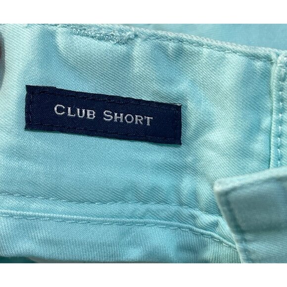 Vineyard Vines Men's Club Short Size 28 Light Teal Blue Preppy Chino - Picture 5 of 5